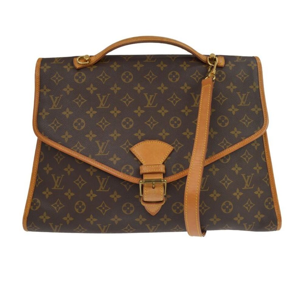 Louis Vuitton Beverly Monogram Canvas Brown Canvas Briefcase Bag